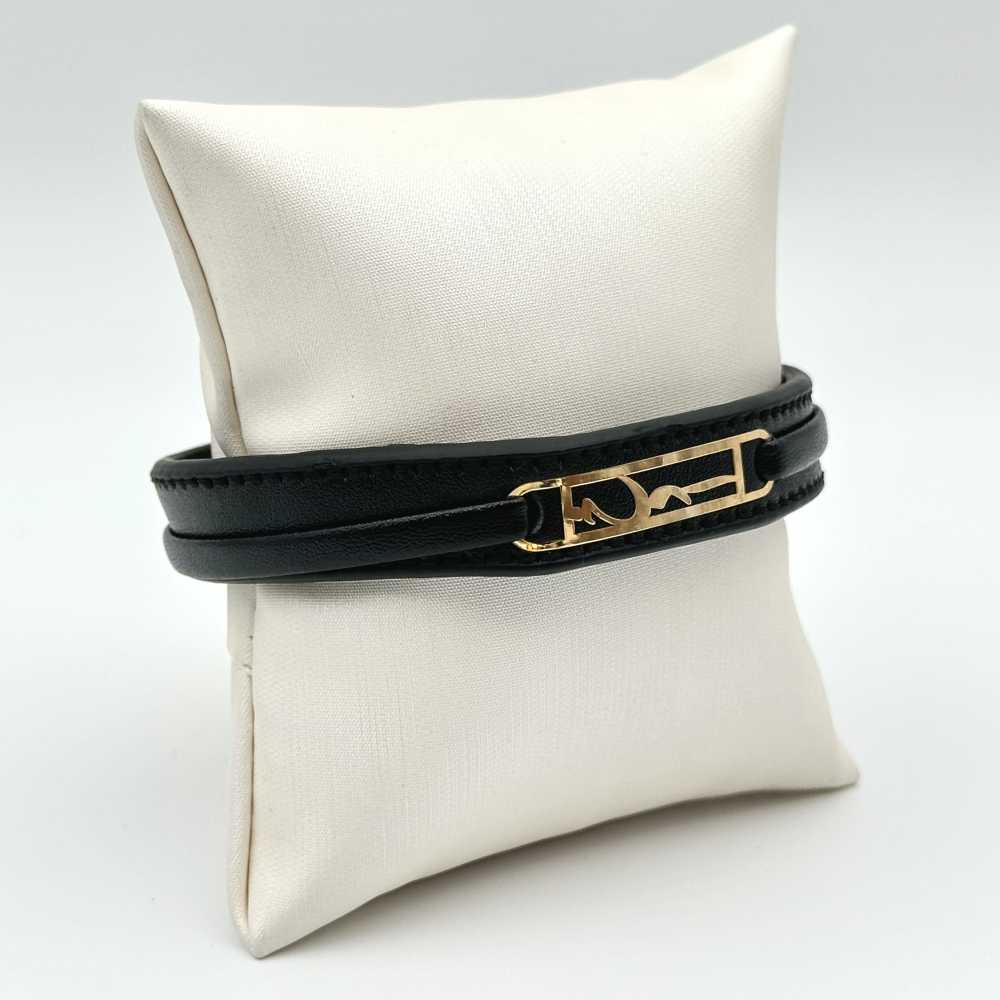 دستبند چرمی مردانه کد 00150