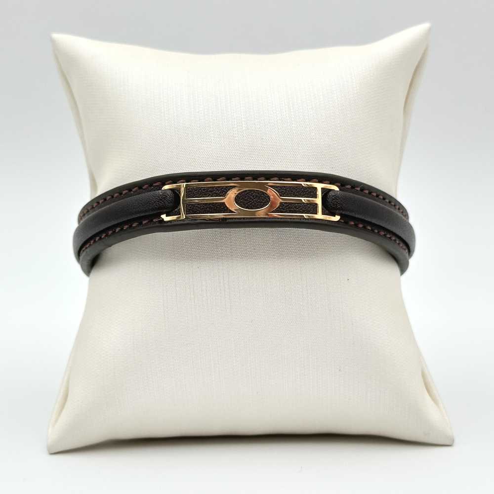 دستبند چرمی مردانه کد 00151