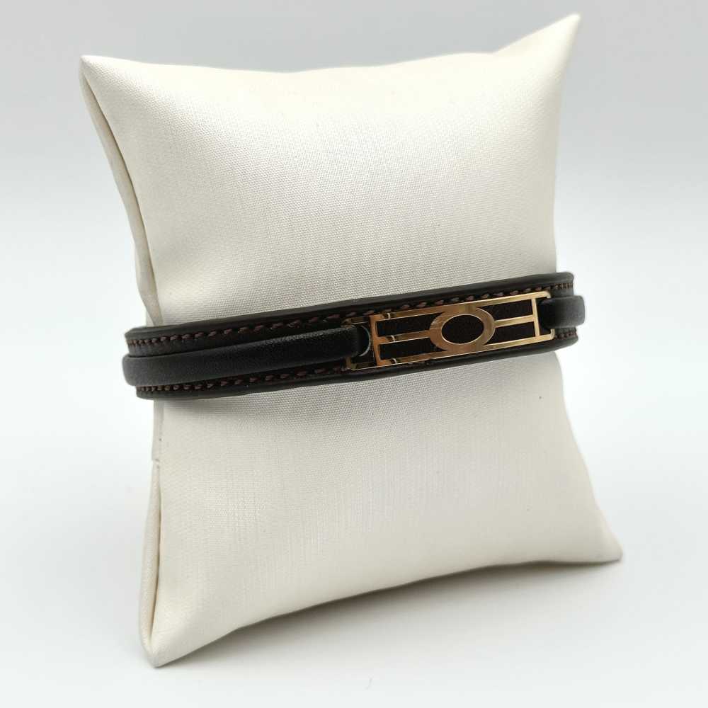 دستبند چرمی مردانه کد 00151