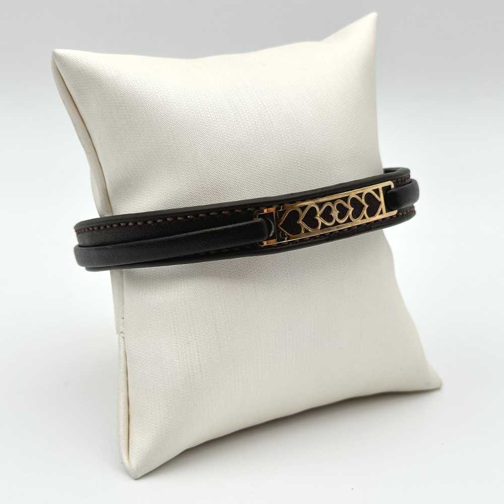 دستبند چرمی مردانه کد 00149