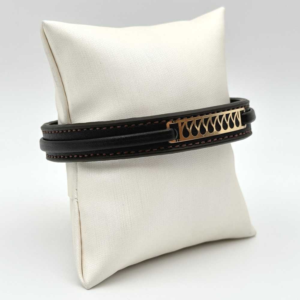 دستبند چرمی مردانه کد 00155