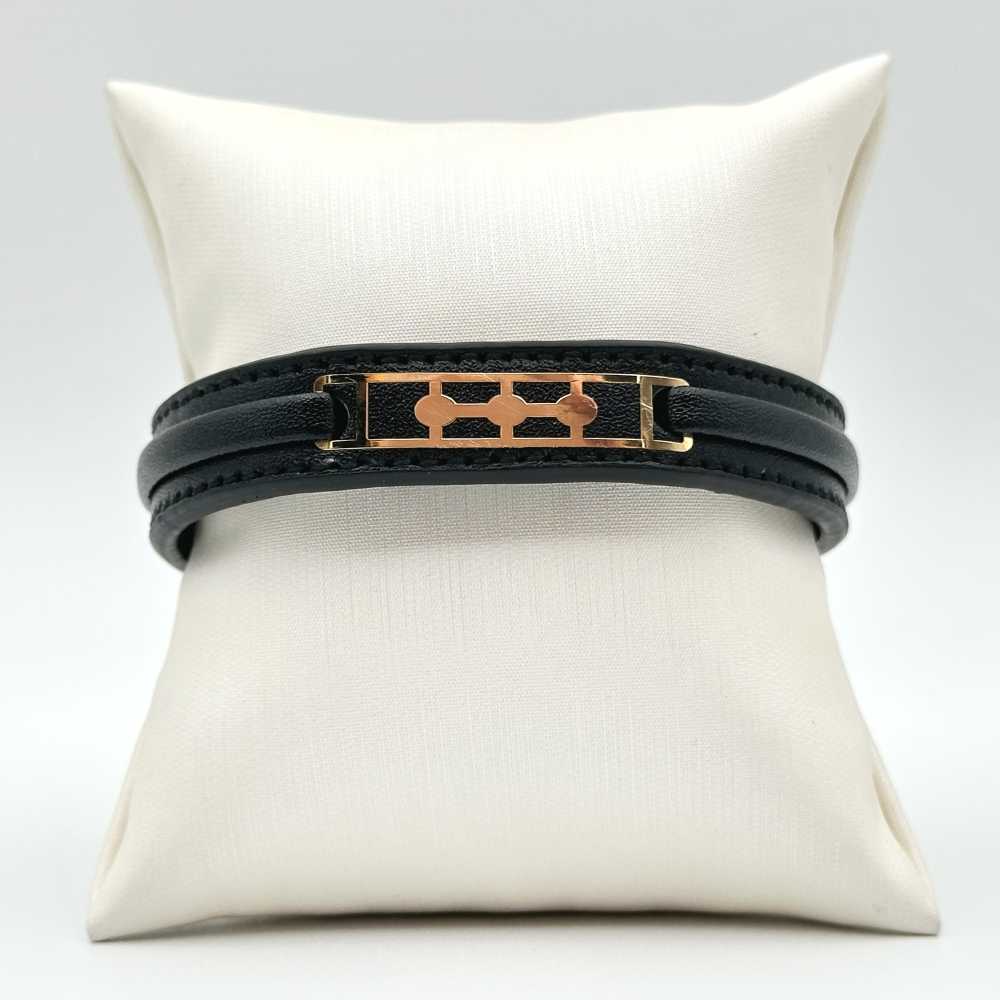 دستبند چرمی مردانه کد 00159