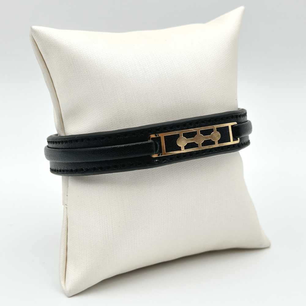 دستبند چرمی مردانه کد 00159