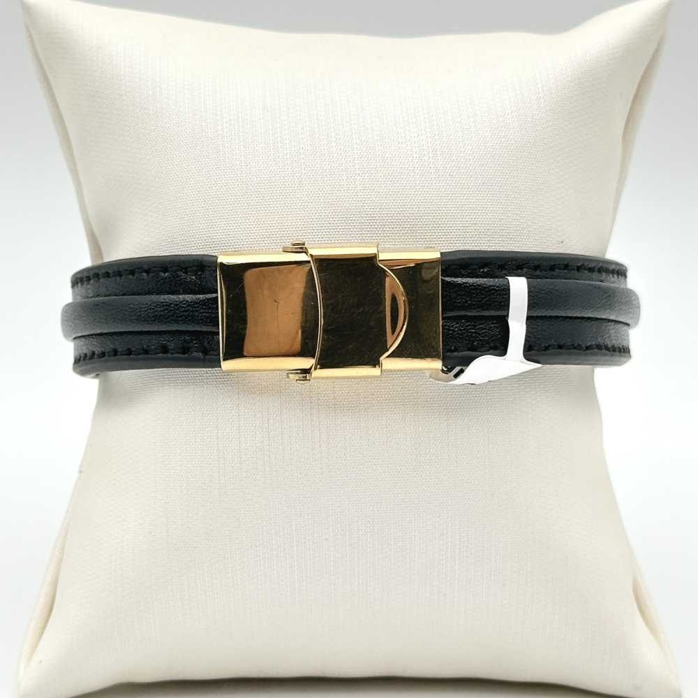 دستبند چرمی مردانه کد 00159