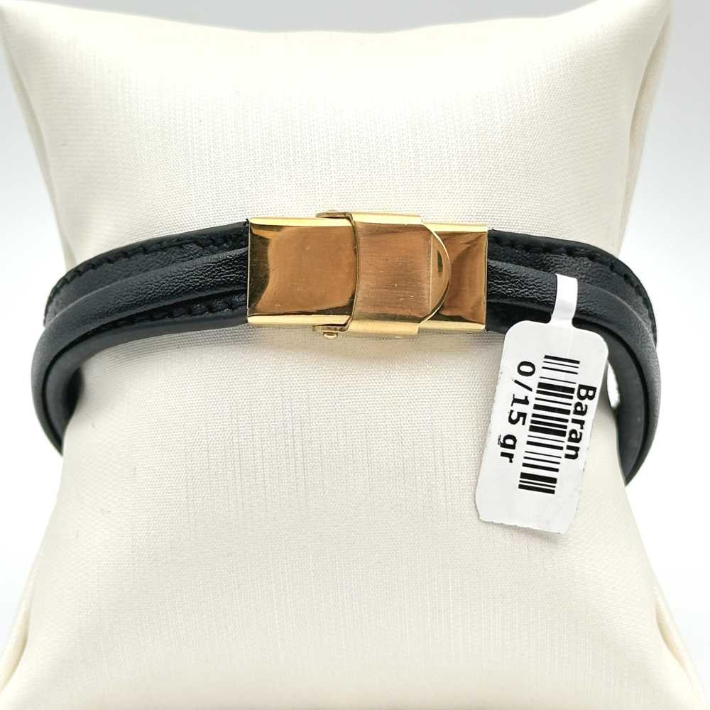 دستبند چرمی مردانه کد 00157