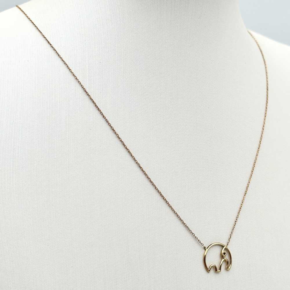 گردنبند مینیمال مفتولی فیل کد 00166