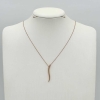 گردنبند needle رزگلد mouteh کد 00031