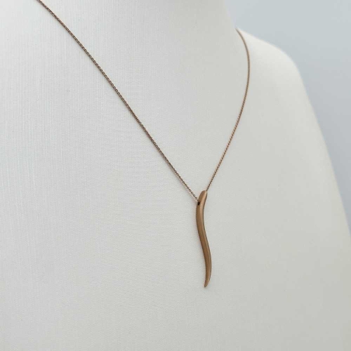 گردنبند needle رزگلد mouteh کد 00031
