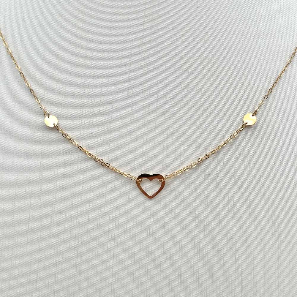 گردنبند قلب لوکس کد 00187