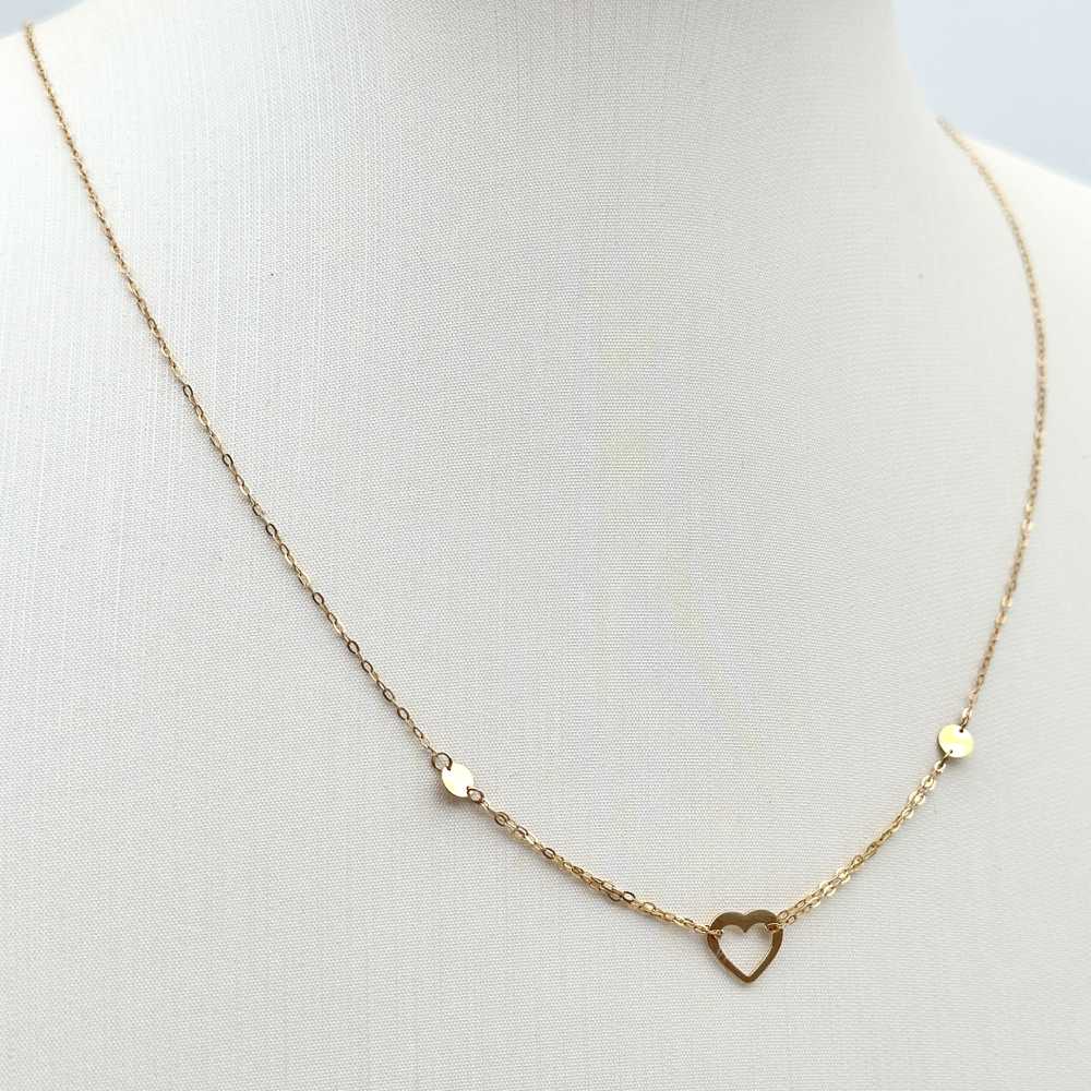 گردنبند قلب لوکس کد 00187