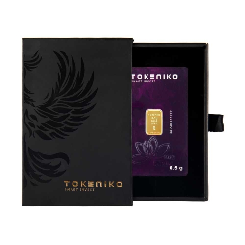 شمش طلا 0.5 گرمی توکنیکو 24 عیار (995)