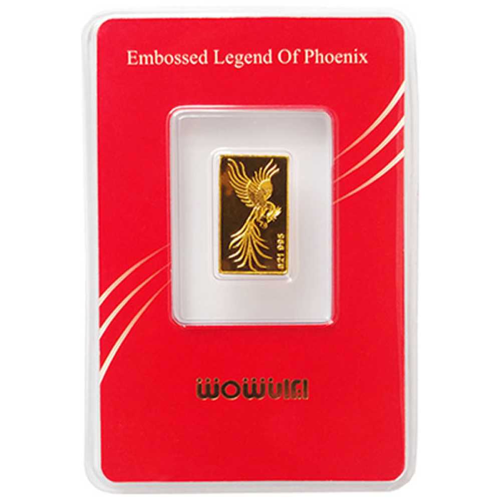 شمش ۲۴ عیار ایران شمش طرح سیمرغ ۰,۴۰۰ گرم