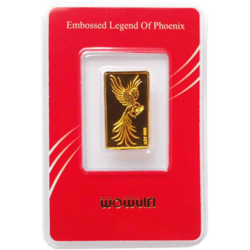 شمش ۲۴ عیار ایران شمش طرح سیمرغ ۰,۸۰۰ گرم