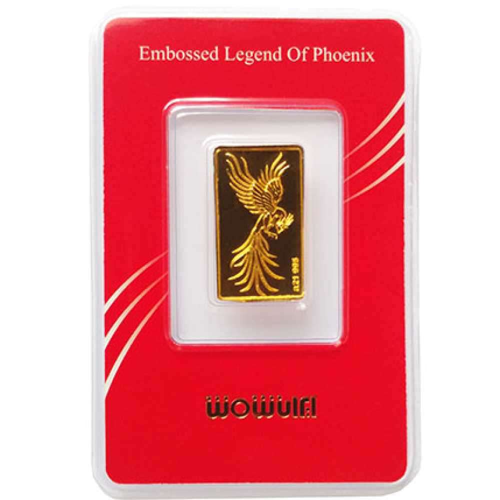 شمش ۲۴ عیار ایران شمش طرح سیمرغ ۰,۹۰۰ گرم