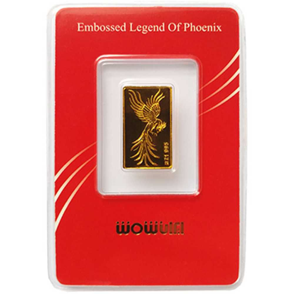 شمش ۲۴ عیار ایران شمش طرح سیمرغ ۰,۶۰۰ گرم