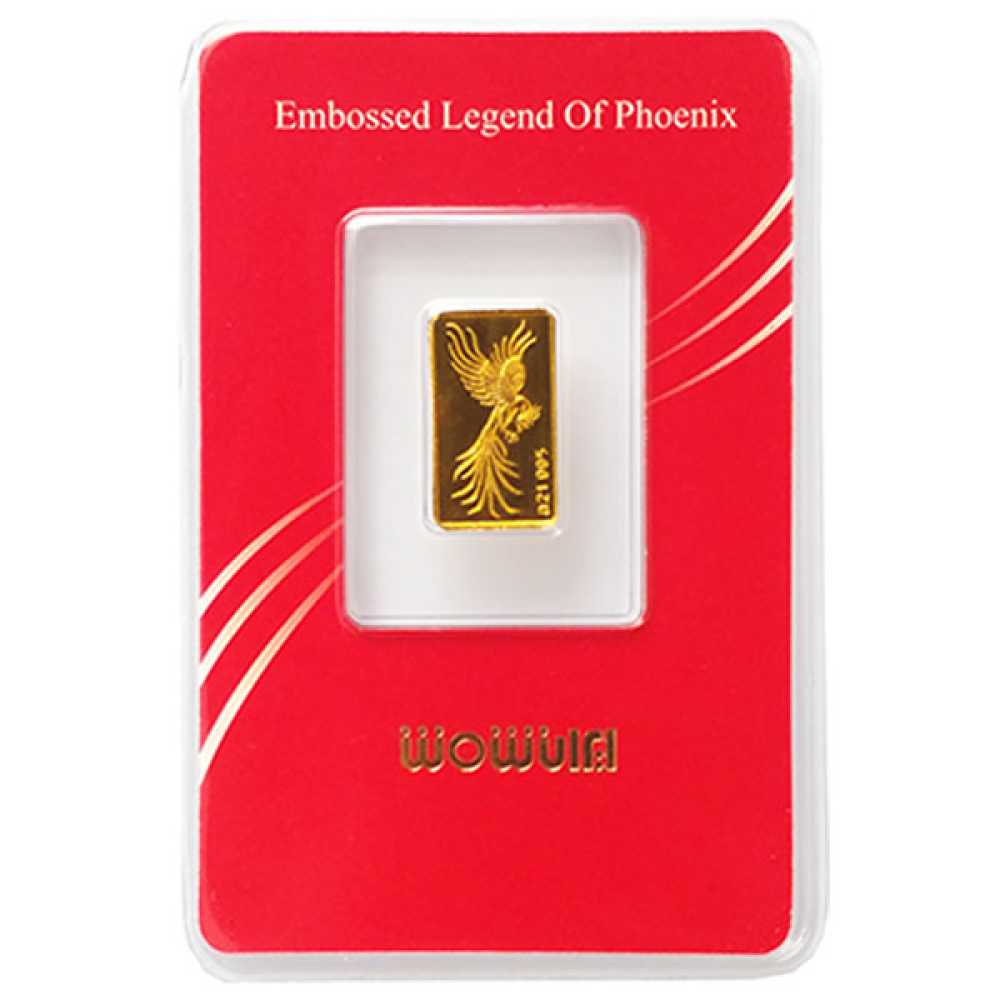 شمش ۲۴ عیار ایران شمش طرح سیمرغ ۰,05۰ گرم