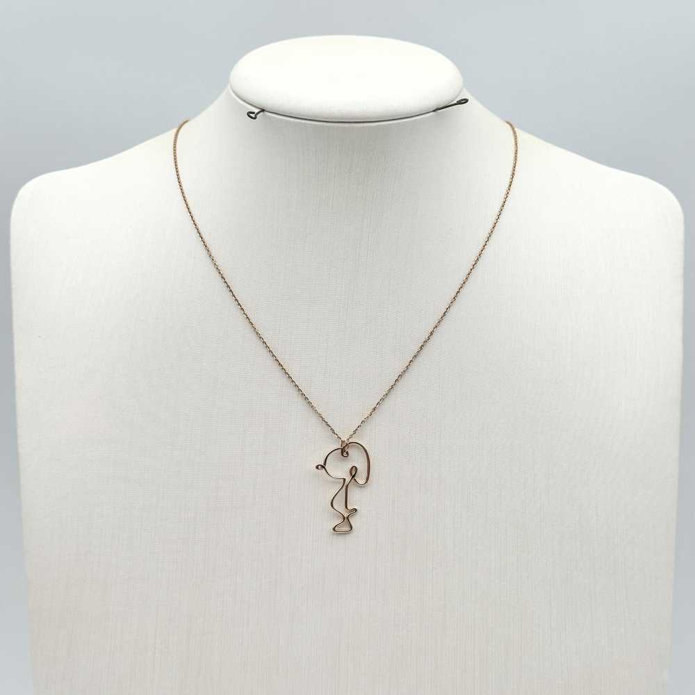 گردنبند مینیمال نور کد 00146