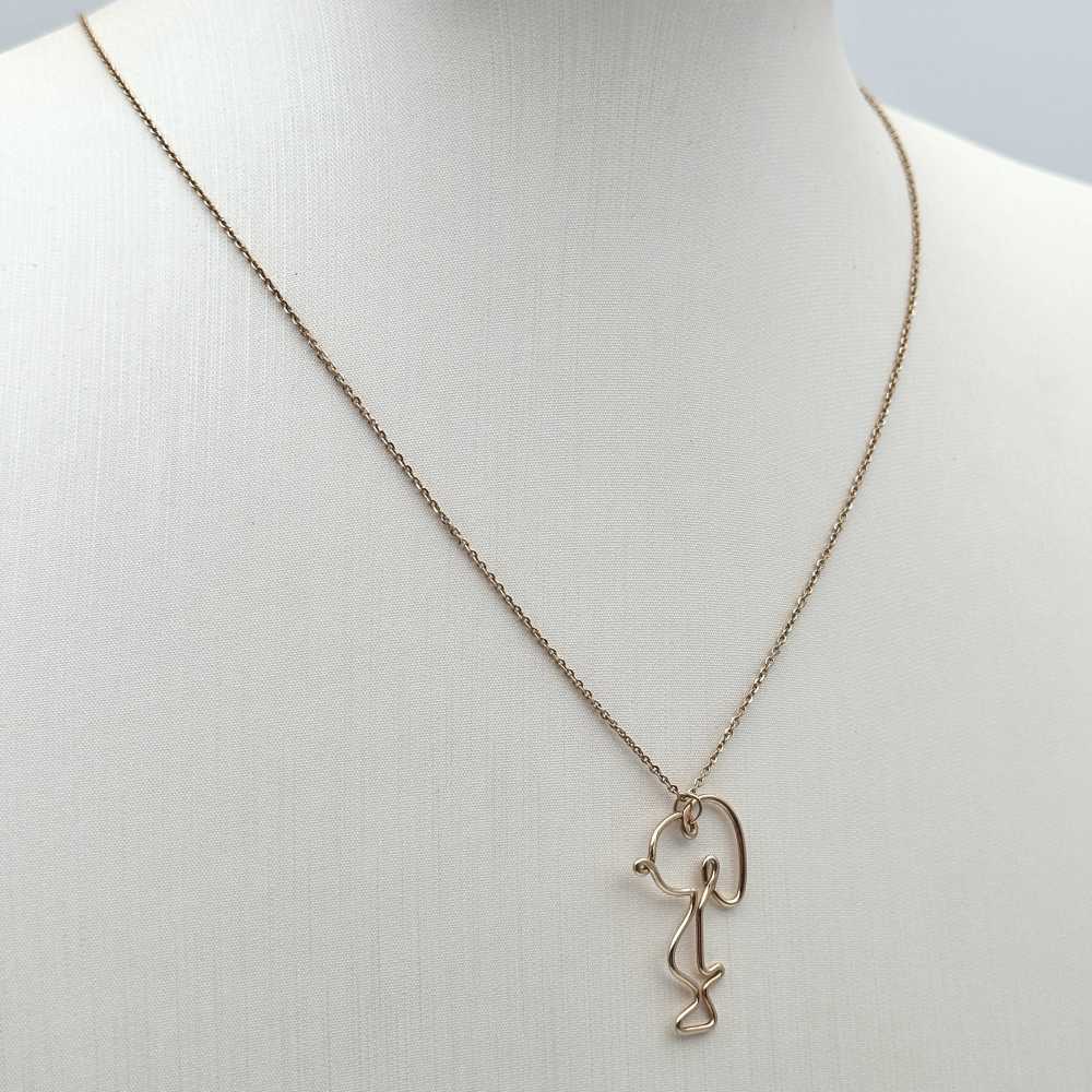 گردنبند مینیمال نور کد 00146