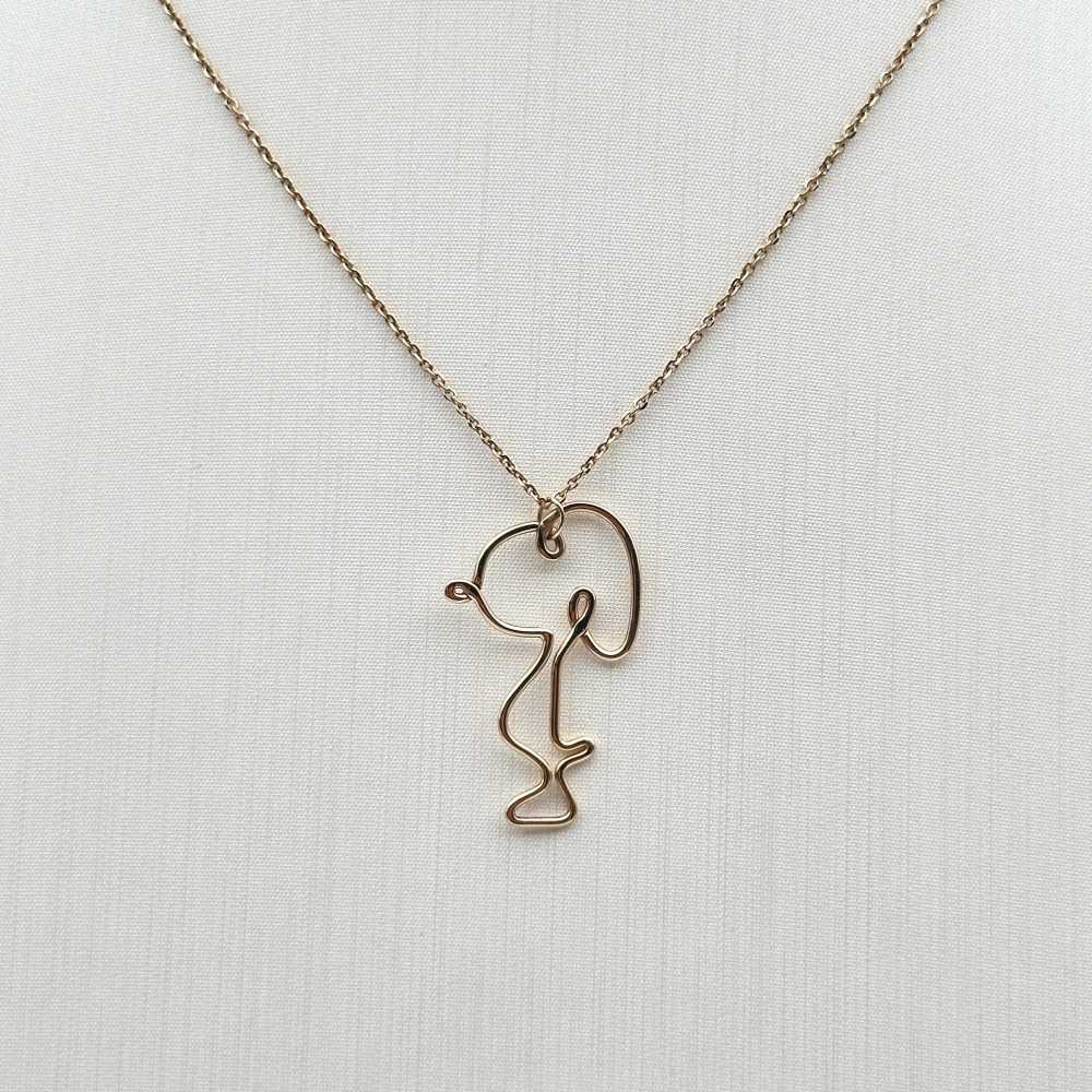 گردنبند مینیمال نور کد 00146