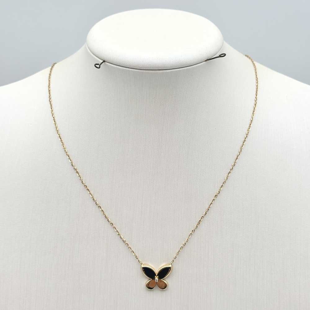 گردنبند پروانه کد 00147